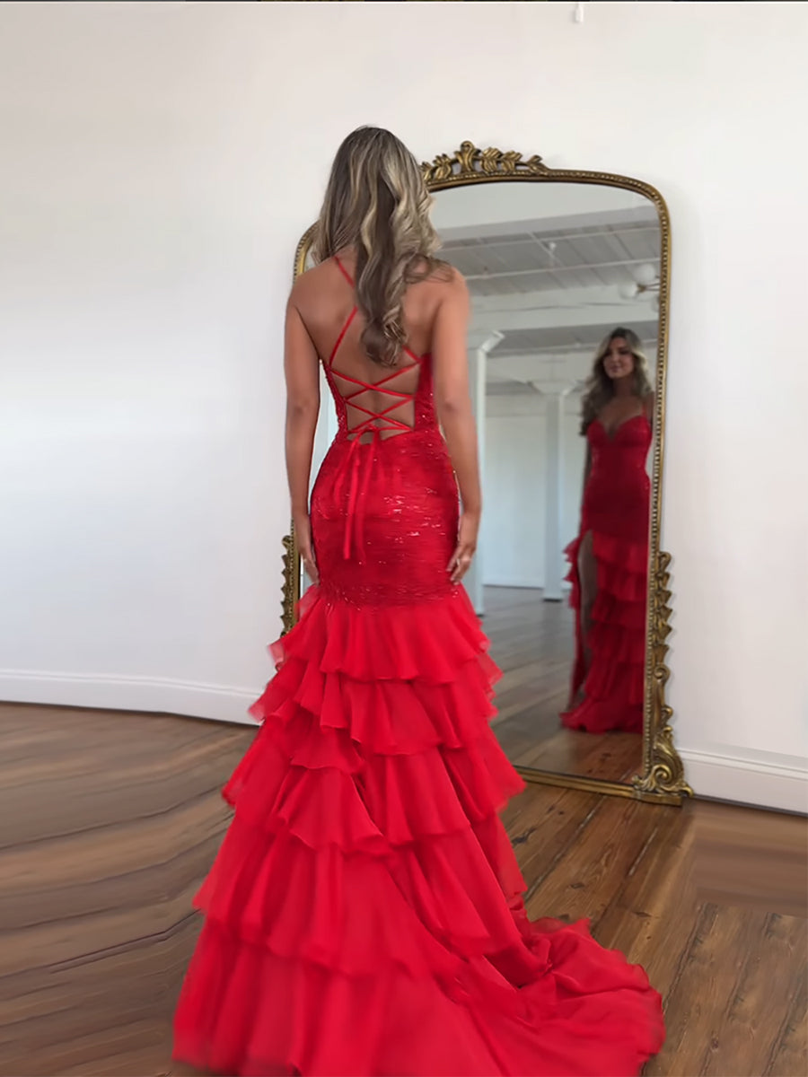 Sparkly_Mermaid_Spaghetti_Straps_Lace_Prom_Dress_with_Ruffle_Skirt_4.jpg