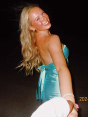 Strapless Twist Short Homecoming Dress with Keyhole