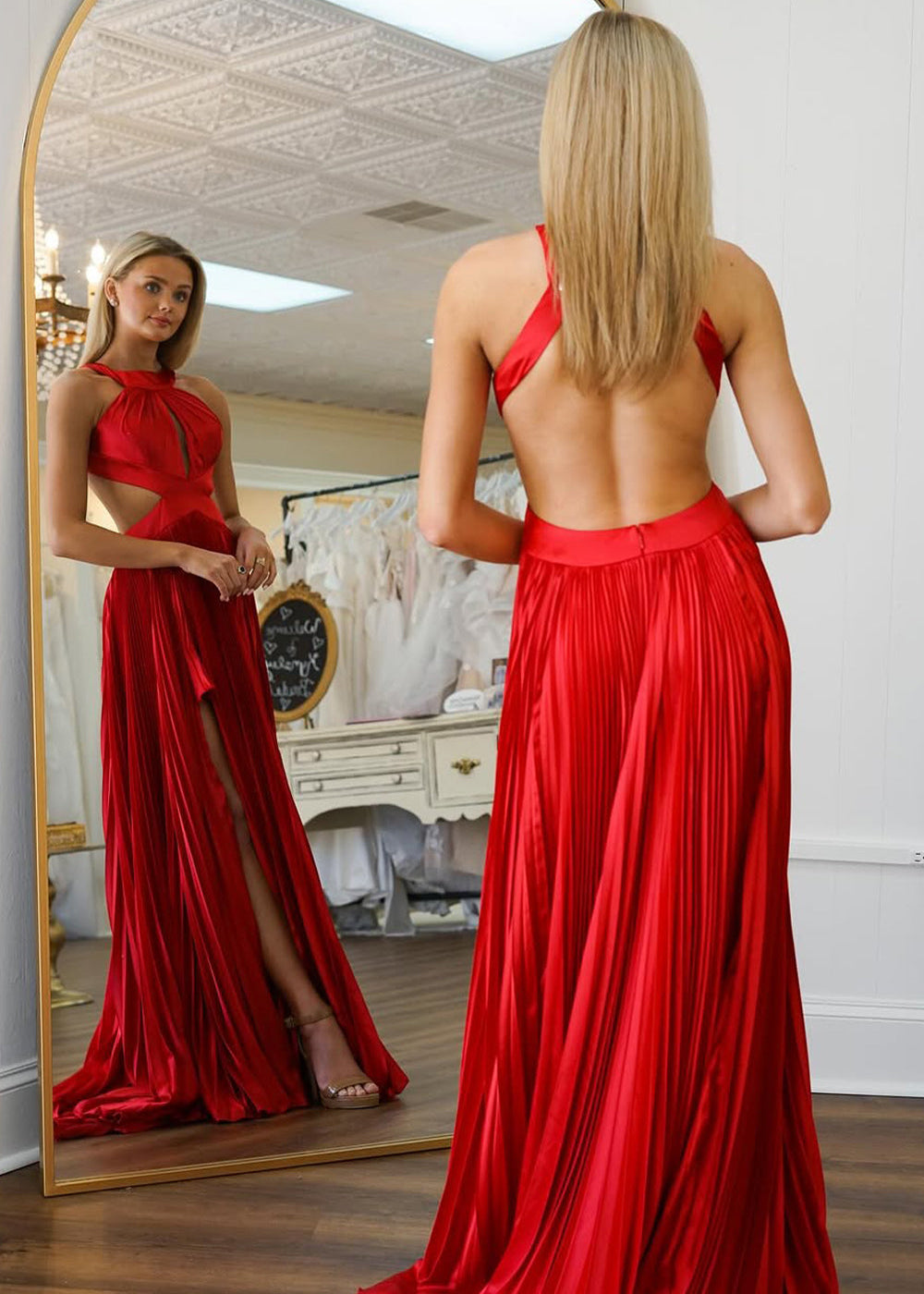 StylishRedA-LineCriss-CrossBackLongPleatedSatinPromDressWithLegSlit_3.jpg