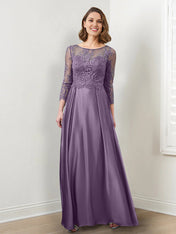 A-Line/Princess Mother of the Bride Dresses with Applique & Sequins