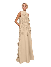 Hank Flower Embellished Maxi Dress