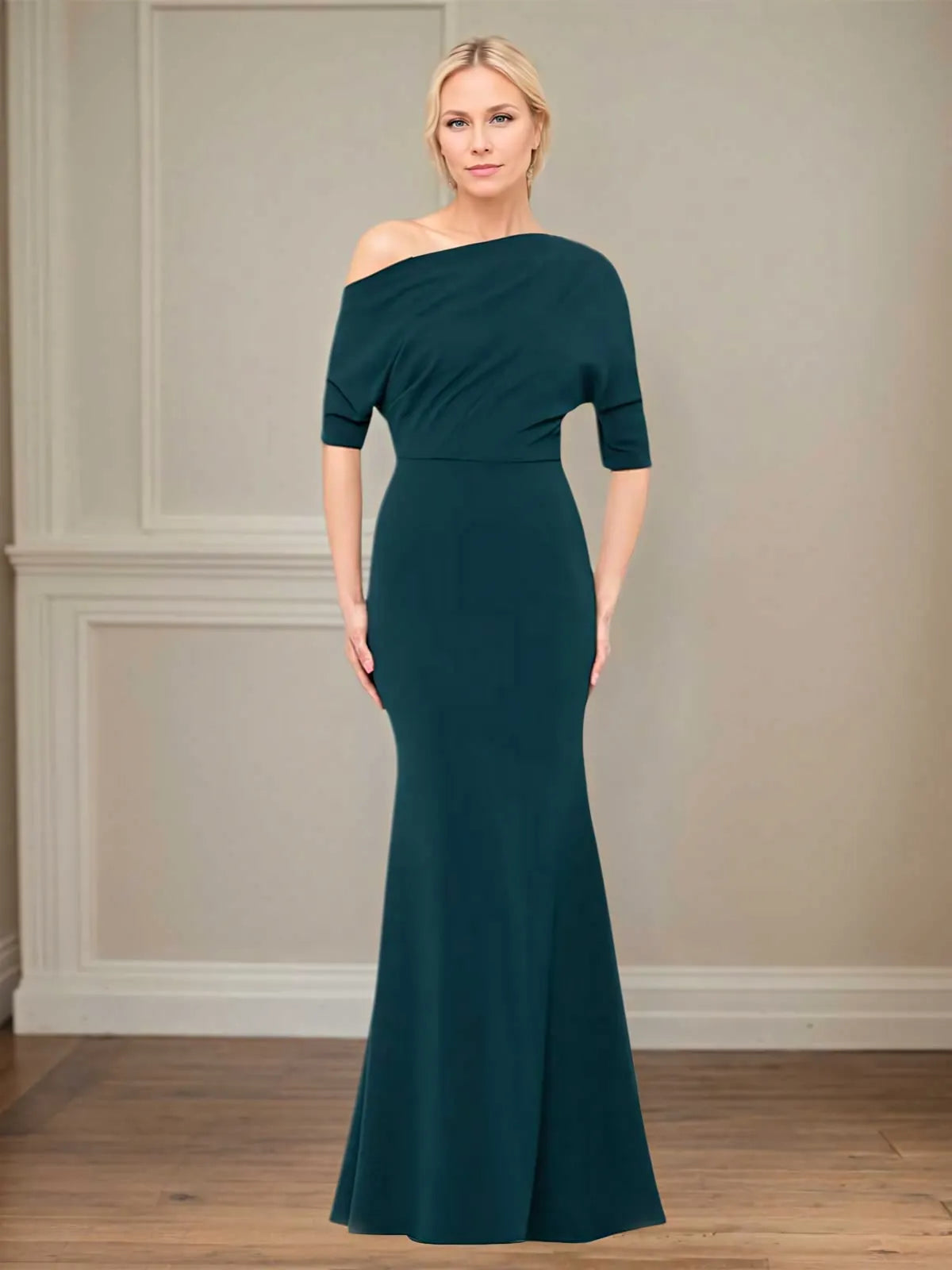 TrumpetMermaid_Stretch_Crepe_One_Shoulder_Short_Sleeves_Floor_Length_Dress.webp