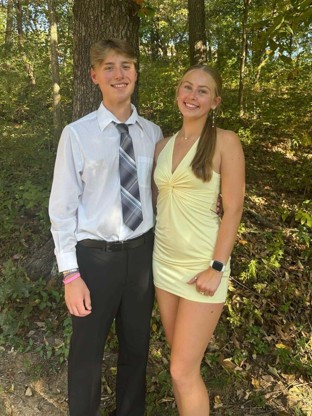 V-Neck Twist Back Tie Short Homecoming Dress