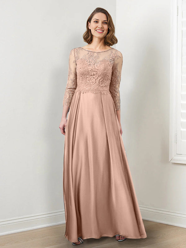 A-Line/Princess Mother of the Bride Dresses with Applique & Sequins