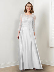 A-Line/Princess Mother of the Bride Dresses with Applique & Sequins