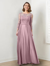 A-Line/Princess Mother of the Bride Dresses with Applique & Sequins