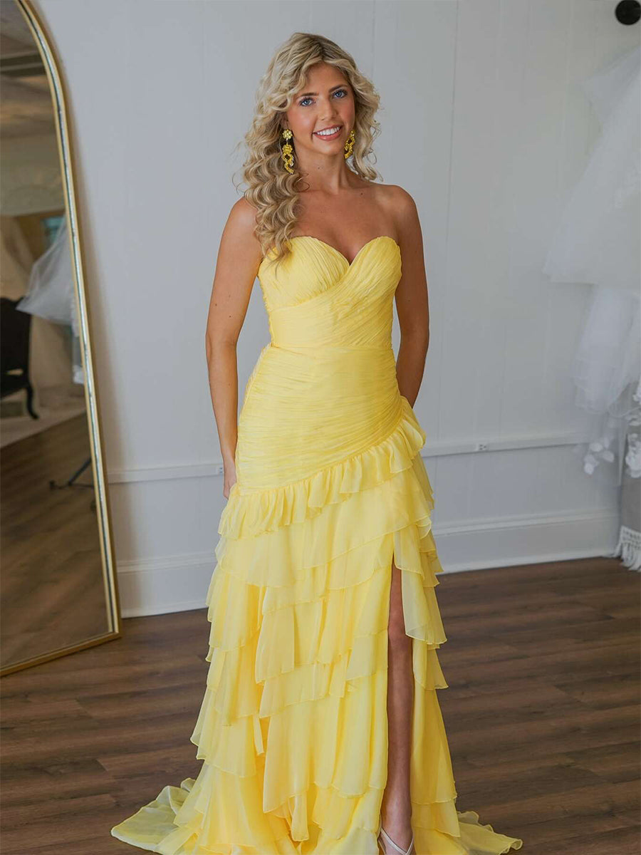YellowMermaidSweetheartLongTieredTullePromDresswithSlit_1.jpg