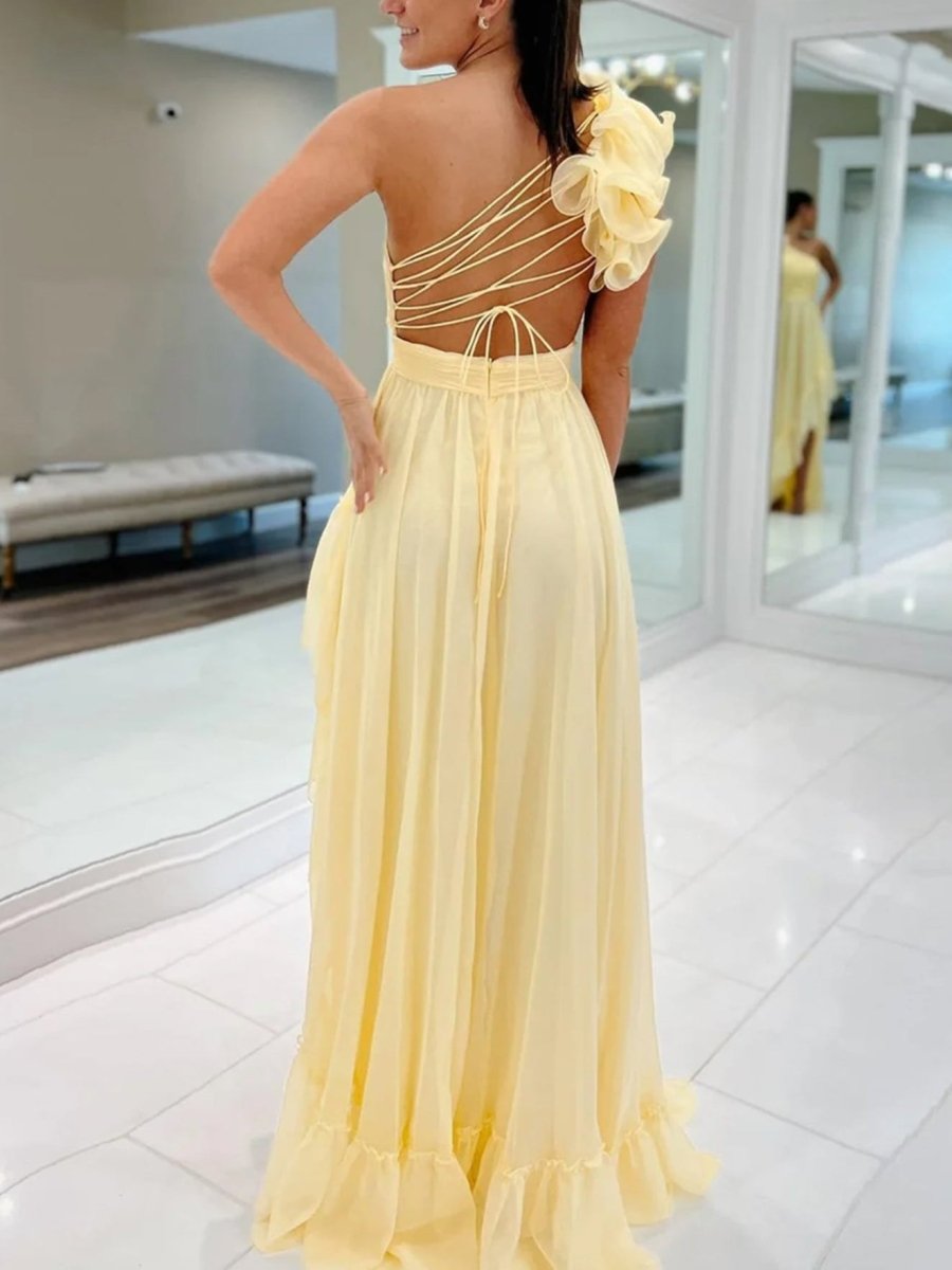 YellowOne-ShoulderRosetteChiffonPromDresswithHigh-LowRuffledSkirt_2.jpg