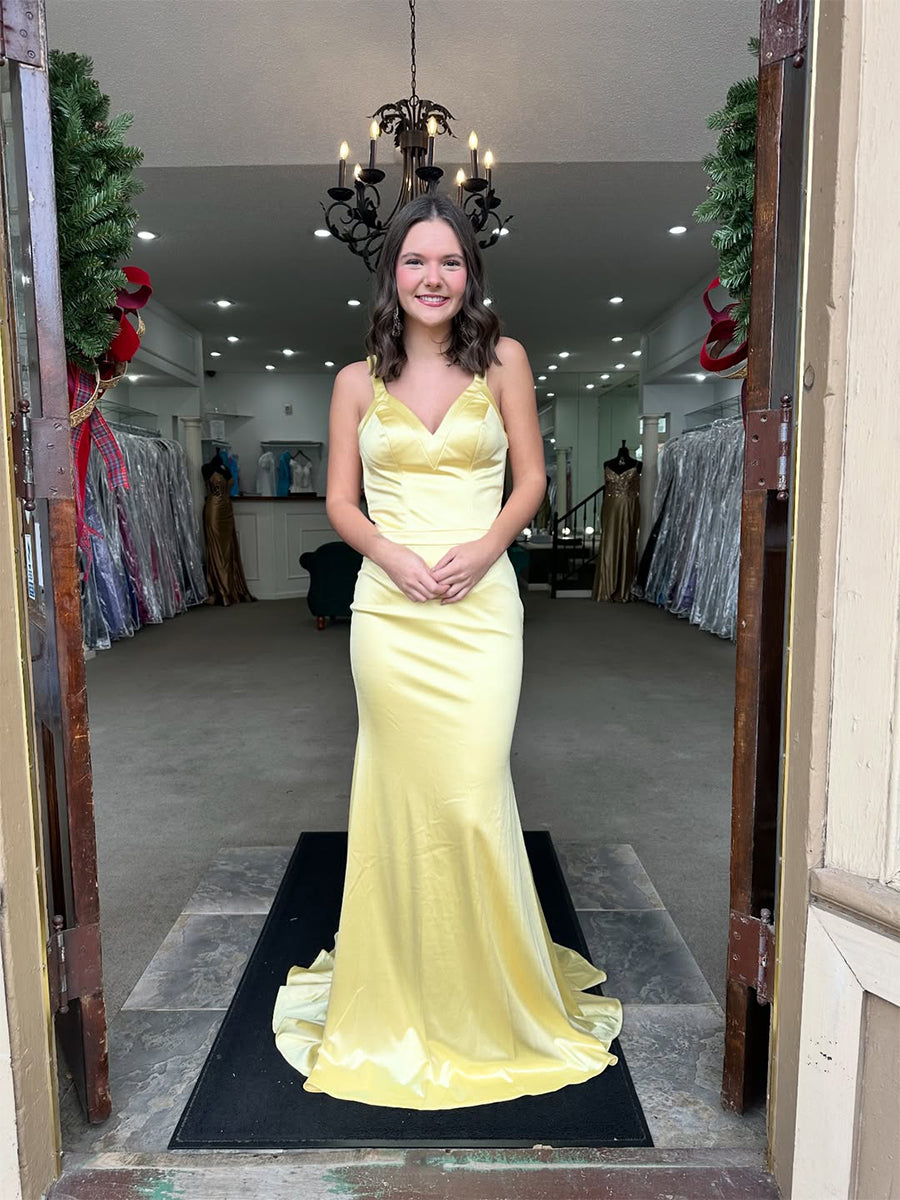 YellowSatinV-NeckMermaidLongPromDress_2.jpg