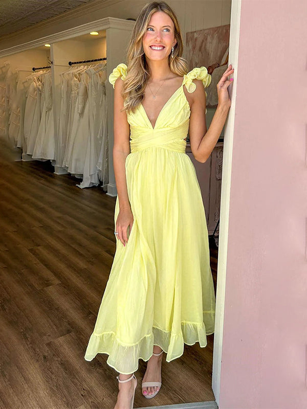 Yellow_A-Line_V-Neck_Ruffled_Straps_Chiffon_Party_Prom_Dress.jpg