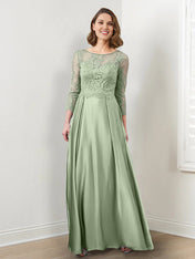 A-Line/Princess Mother of the Bride Dresses with Applique & Sequins