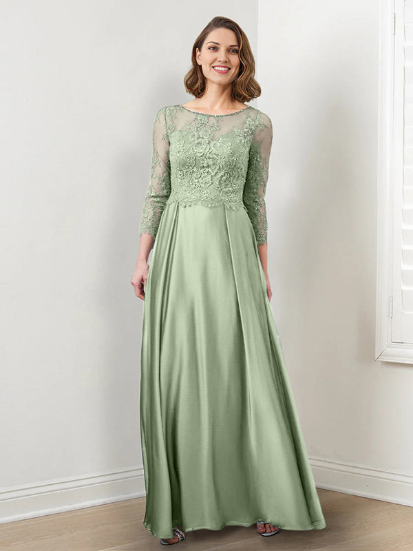 A-Line/Princess Mother of the Bride Dresses with Applique & Sequins
