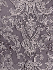 Chiffon half Sleeves Mother of the Bride Pantsuits with Lace