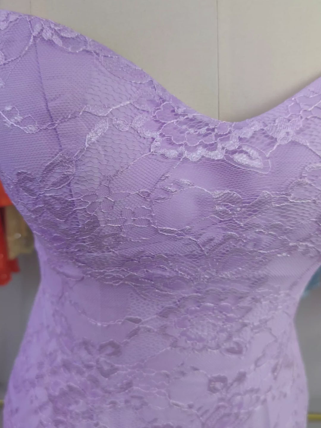 Lace Bodycon Homecoming Dress with Side Slit