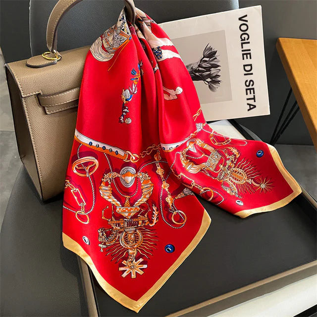 Rossana Scarf (100% Silk - 68cm)